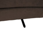 Kampinė sofa EDRA tamsiai pilka - Image 5