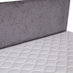 Kontinentinė lova LAARA 120x200 cm, grafito spalvos - Image 6