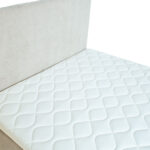 Kontinentinė lova LAARA 120x200 cm, tamsiai smėlio spalvos - Image 7