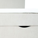 Kontinentinė lova LAARA 120x200 cm, tamsiai smėlio spalvos - Image 8