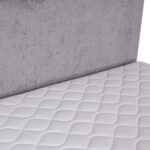 Kontinentinė lova LAARA 140x200 cm, pilka - Image 6