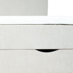 Kontinentinė lova LAARA 140x200 cm, tamsiai smėlio spalvos - Image 8