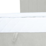 Kontinentinė lova LEVI 120x200 cm, su čiužiniu, tamsiai smėlio spalvos - Image 7