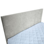 Kontinentinė lova LEVI 160x200 cm, su čiužiniu, tamsiai smėlio spalvos - Image 4