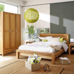 Naktinis staliukas CHICAGO NEW, 50x40xH45cm, su lentyna, mediena: ąžuolo fanera, spalva: natūrali