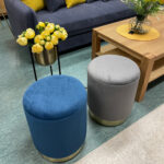 Osmanų kėdė LA PERLA D35xH42cm, mėlyna - Image 3