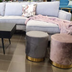 Osmanų kėdė LA PERLA D35xH42cm, rožinė