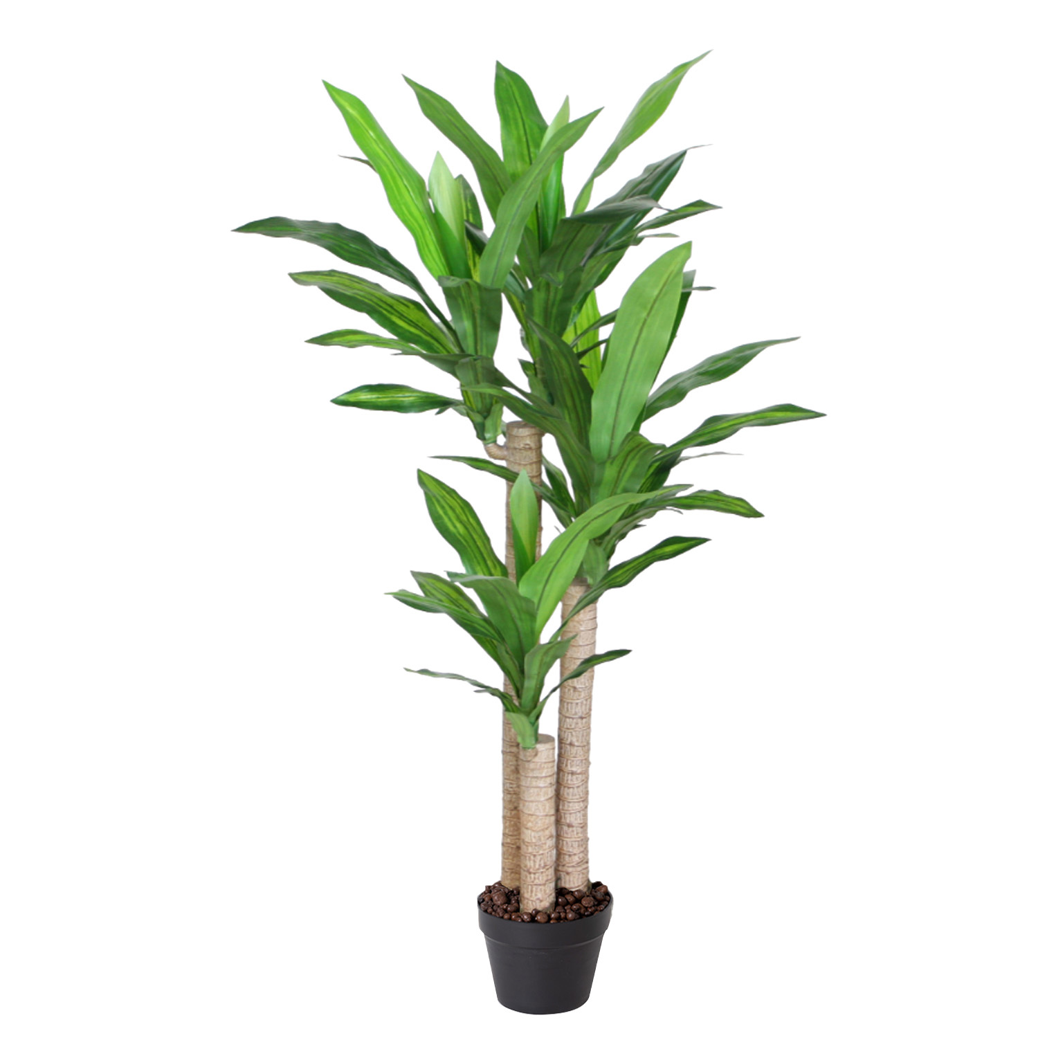 84681_02 Dirbtinis medis WIND DRACAENA H125cm - Image 1