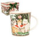 Puodelis MIA CATS H9,5cm 320ml dovanų dėžutėje