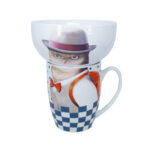 Puodelių ir dubenėlių rinkinys POPPY, sumaišyti - Image 3