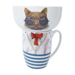 Puodelių ir dubenėlių rinkinys POPPY, sumaišyti - Image 9