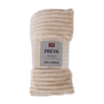 Pledas FREYA 150x200cm, smėlio spalvos