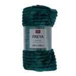 Pledas FREYA 150x200cm, tamsiai žalias