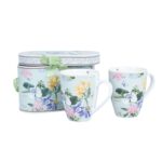 Puodeliai MIA FLORA H10,5cm 340ml 2vnt. dovanų dėžutėje - Image 2