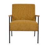 Fotelis JADE 63×75,5xH85,5cm, geltonas - Image 2