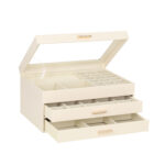 Juvelyrinių dirbinių dėžutė SEZANE 26,5x18xH13,5cm, balta - Image 2