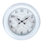 Sieninis laikrodis GUSTAV D60cm, baltas