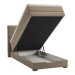 Kontinentinė lova JEEP 90x200 cm, smėlio spalvos - Image 2