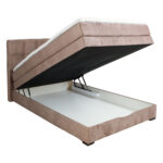 Kontinentinė lova JEEP 120x200 cm, smėlio spalvos - Image 2