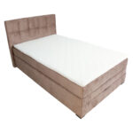 Kontinentinė lova JEEP 120x200 cm, smėlio spalvos - Image 4