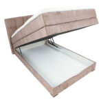 Kontinentinė lova JEEP 120x200 cm, smėlio spalvos - Image 5