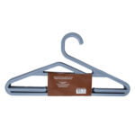 Pakabos 5 vnt., plastikinės, tamsiai pilkos spalvos - Image 2