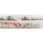 Tapyba aliejiniais dažais 50x150cm, aguonos - Image 2