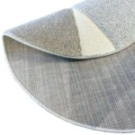 Kilimas DIXIE CARVED-1, D160cm, pilkos/smėlio spalvos - Image 2