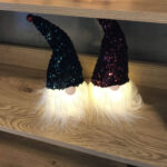 Kalėdų Senelis su šviesa BOB, raudonas, H28cm - Image 3