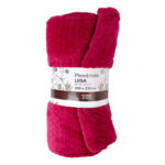 Pledas LIISA XL 200x230cm, aviečių raudonos spalvos