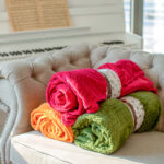 Pledas LIISA XL 200x230cm, aviečių raudonos spalvos - Image 3