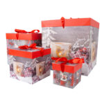 Dovanų dėžutė XMAS GIFT-2, 15x15x15cm, miksas - Image 2