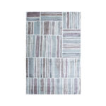 Kiliminė danga SANFORD-4, 100x150 cm, mėlyna/violetinė