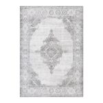 Kiliminė danga SALAMANCA-1, 133x190 cm, balta/pilka