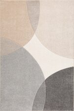 Kilimas DIXIE CARVED-2, 100x150 cm, pilkas/smėlio spalvos