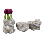 Gėlių vazonas STONE 20x15xH11cm, ežiukas - Image 2