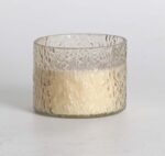 Kvapnioji žvakė stiklinėje NATURE GREEN H7,5cm, prancūziška kriaušė ir frezijos