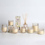 Kvapnioji žvakė stiklinėje NATURE GREEN H7,5cm, prancūziška kriaušė ir frezijos - Image 3