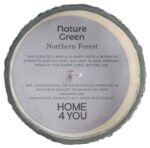 Kvapnioji žvakė stiklinėje dėžutėje NATURE GREEN H9cm, Northern Forest - Image 2