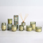 Kvapnioji žvakė stiklinėje NATURE GREEN H10,8cm, "Tranquil Summer - Image 3