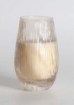 Kvapnioji žvakė stiklinėje NATURE GREEN H13,5cm, "French Pear & Freesia