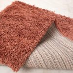 Kiliminė danga LIGHT PLUSH-3, 100x150cm, terakotos spalvos - Image 2