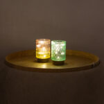 LED šviestuvas WINGS AMBER H13cm daugiaspalvis, su taimeriu - Image 2