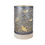 LED šviestuvas WINGS BIRDIE H15cm pilkos spalvos, su taimeriu