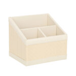 Rašiklių laikiklis WILMA 15,5×12,5×13,5 cm, baltas