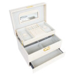 Juvelyrinių dirbinių dėžutė SEZANE LUX 22x16x13,5cm, šviesiai rožinė - Image 3