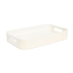 Dėklas WILMA 38,5×23,5x6 cm, baltas