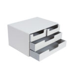 Dokumentų stalčius WILMA 34x26x18,5 cm, baltas - Image 2