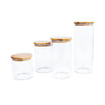 Stiklinis indelis THERON D10xH15cm su dangteliu - Image 2