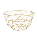 Žvakidė NISSA D26xH13cm, aukso spalvos